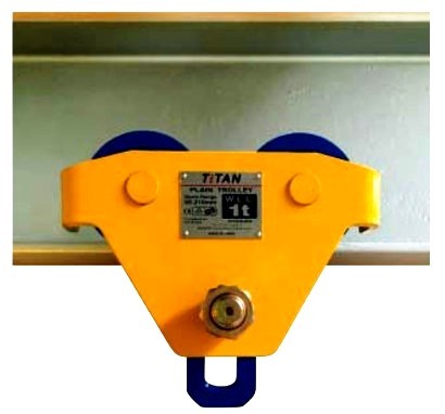 Wide Flange Push Trolley - Titan