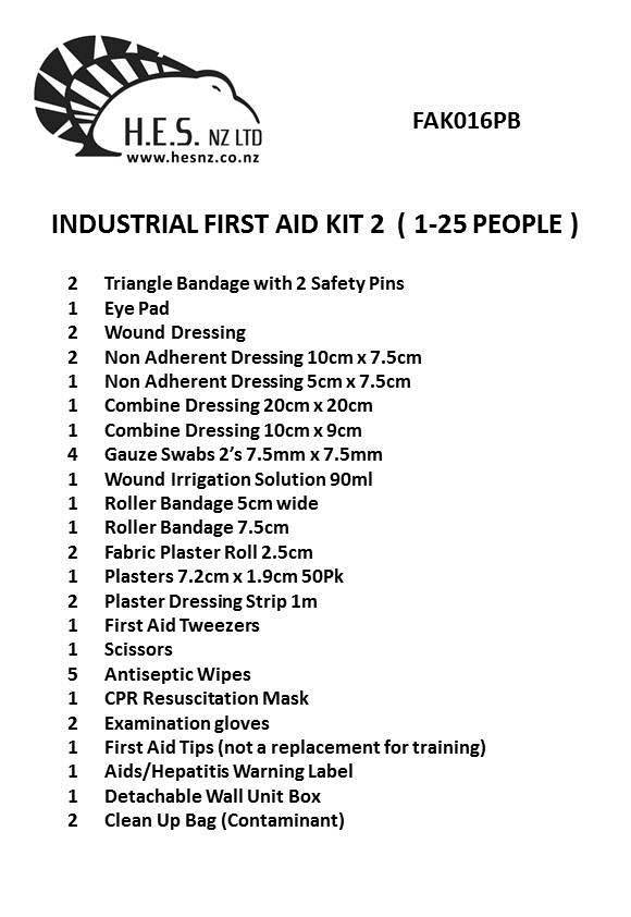 1-25 Person Industrial Wall Unit