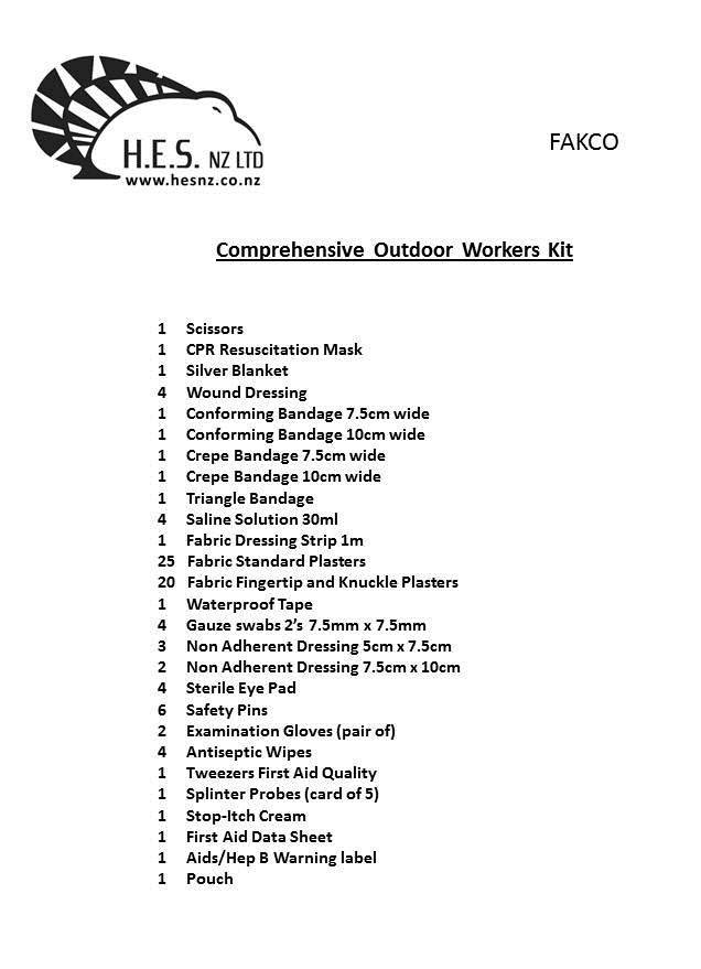 Comprehensive Outdoor Kit