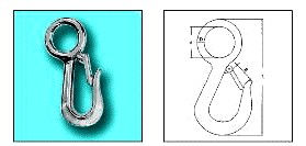 Eye Sling Hook SS316